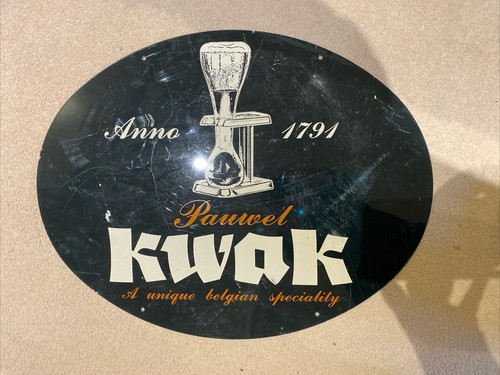 Pauwel kwak bier schild - pauwel, x