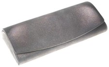 Echt-Leder Brillenetui im Grau