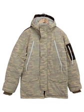 ADIDAS ORIGINALS Herren Bomberjacke S Beige Camouflage Winter Outdoor Kapuze