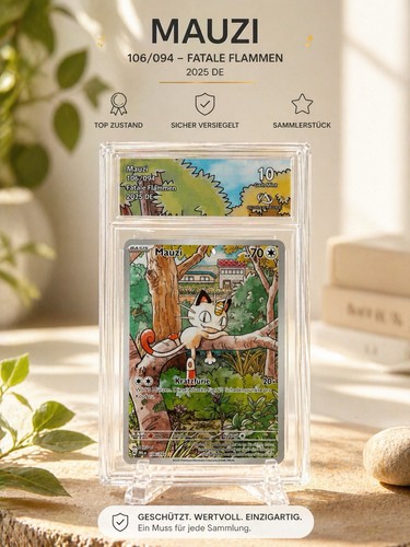 Mauzi 106 094 pokémon graded - 106/094,
