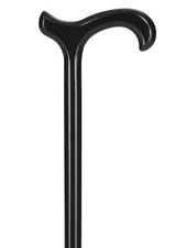 Gehstock Derbygriff Schwarz