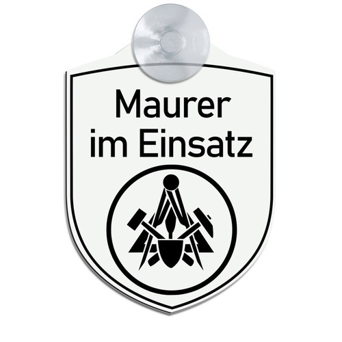 Maurer einsatz graviertes - maurer,