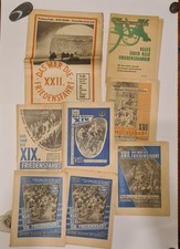 8 alte DDR Radsport  Sonderbeilagen Friedensfahrt 1960er ND Neues Deutschland 