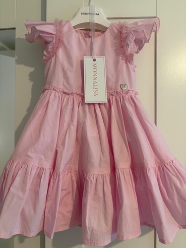 Monnalisa mädchenkleid rosa - monnalisa,