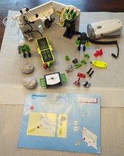 Playmobil 4880 Robo Gangster Labor, Isolierung von Drähten defekt, sonst gut 