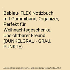 Beblau- FLEX Notizbuch mit Gummiband, Organizer, Perfekt für Weihnachtsgeschenk