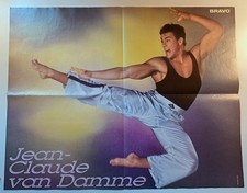 Großes Poster aus einer Bravo der 90er - JEAN CLAUDE VAN DAMME / GUNS ´N ROSES
