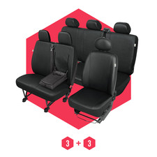 Autositzbezüge Universal Schonbezüge für Volkswagen LT II (96-06) BUS 6-Sitze