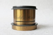 Messing Objektiv, brass lens: Steinheil Patent