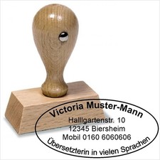 Stempel personalisiert