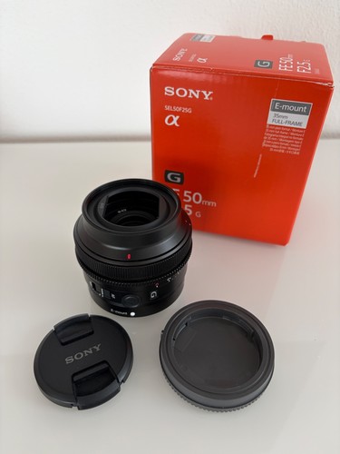 Sony 50mm 5 - f/2,5, objektiv