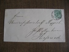 DR: Brief mit Michel-Nr. 31 von Wernigerode nach Hasserode, 09. 07. 1877, 15x8cm