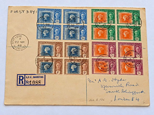 Mauritius 1948 ersttagsbrief - 1948,