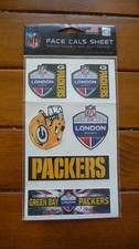 NFL London Games 2022 Green Bay Packers Face Cals Sticker, repositionierbar