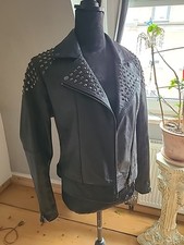 Sparkle & Fade Lederjacke mit