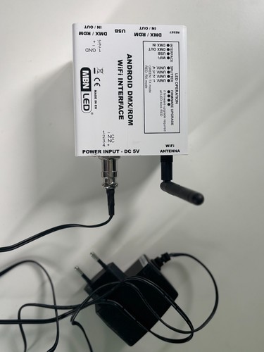 Android dmx rdm - wifi, interface