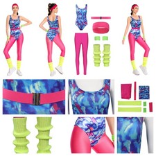 80s Workout Costume Colourful