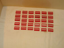 Lego Zäune rot, 4x1x2, 30 Stück siehe Text und Bilder