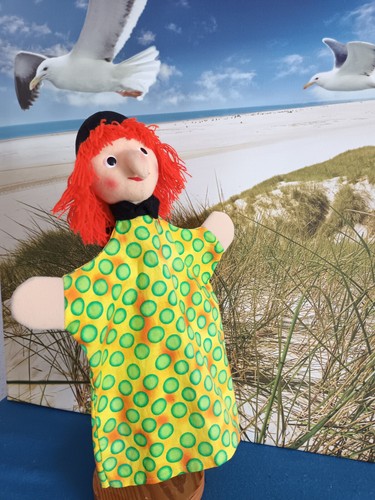 Handpuppe hexe von kersa - hexe,