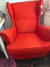 IKEA Strandmon Sessel orange