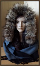 MERRYLAND Kapuzenschal Echt