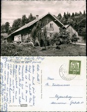 Ansichtskarte Viechtach Berghütte Rübezahl 1964