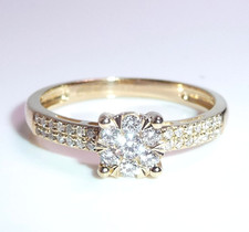 Ring christ 585 gold diamanten - ring,