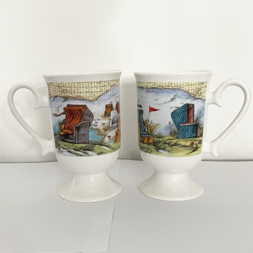 Vintage tasse strandkorb - vintage,