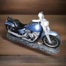 Skulptur Motorrad Bike "Harley" Chopper Keramik Geschenk Figur Deko Bike Race