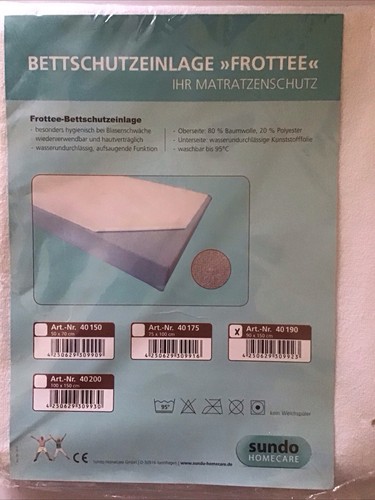 Bettschutzeinlage frottee 90 - frottee,