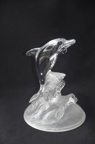 Vintage delfin kristall glas - delfin,