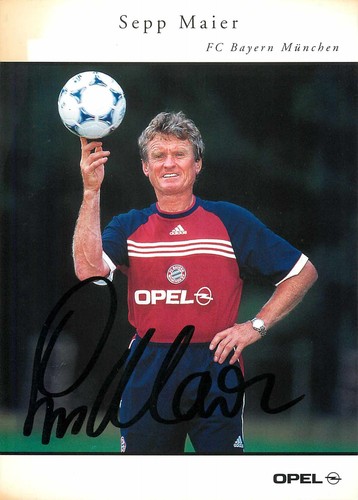 Autogramm sepp maier - sepp,