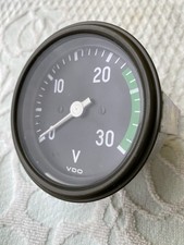 VDO, Voltmeter, Spannungsanzeige 0-30V  85mm Kfz Mercedes Benz, Unimog, L KW, BW