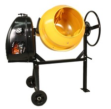 Betonmischer 140 l mit Benzinmotor - Betonmischmaschine, Zementmischer WELDINGER