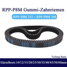 Rpp p8m zahnriemen - rpp-p8m, teilung
