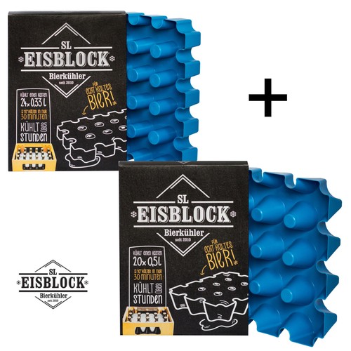 Eisblock bierkühler 1x - 2, x