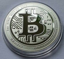 1 UNZE 999 SILBER - BITCOIN