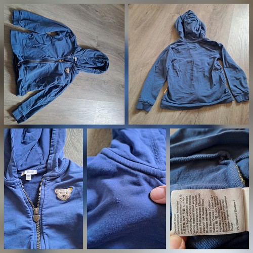 Sweatjacke steiff blau - sweatjacke,,