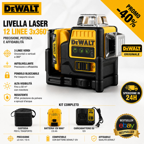 Dewalt laser waage linien - waage, 12