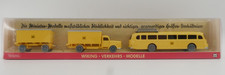 Wiking 1:87 PMS Verkehrsmodelle A.S.S Post 2 Themenset 189073 LKW Bus H0 Set OVP