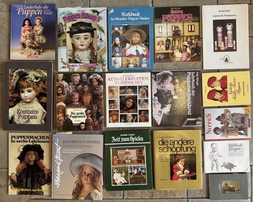 18stk puppen bücher konvolut - 18stk.,