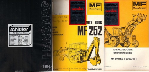 Massey ferguson 252 digger - mf,