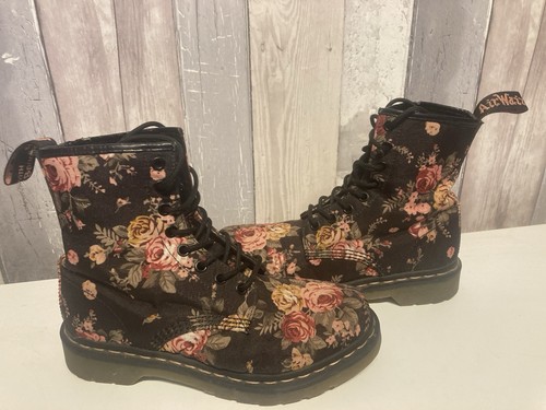 Damen martens floral rose - damen, dr