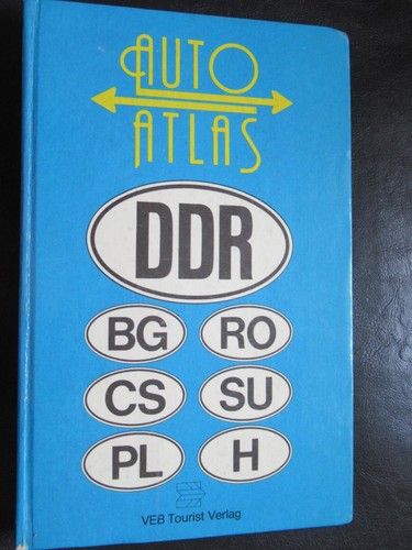 Ddr autoatlas sozialistische - ddr, autoatlas+sozialistische