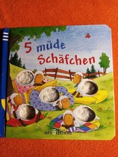 Bilderbuch 5 müde Schäfchen Kleinkinder Zustand sehr gut
