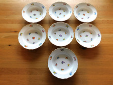 Meissen Porzellan ,  Suppenteller   , Goldrand Blumendekor