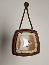 Hettich Schwebegang Wand Hänge Uhr Vintage Holz Antik Alt