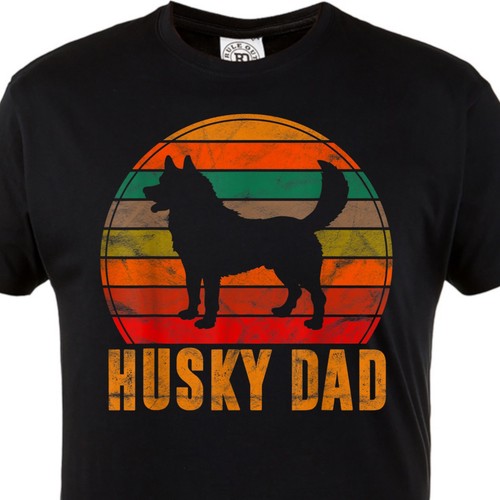 Herren shirt husky - t-shirt, dad