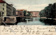 AK Schweden Goteborg Göteborg mit Synagoge gelaufen 1901