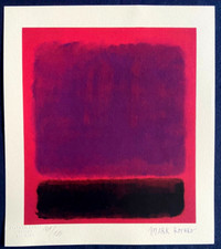 Mark rothko, Litho COA